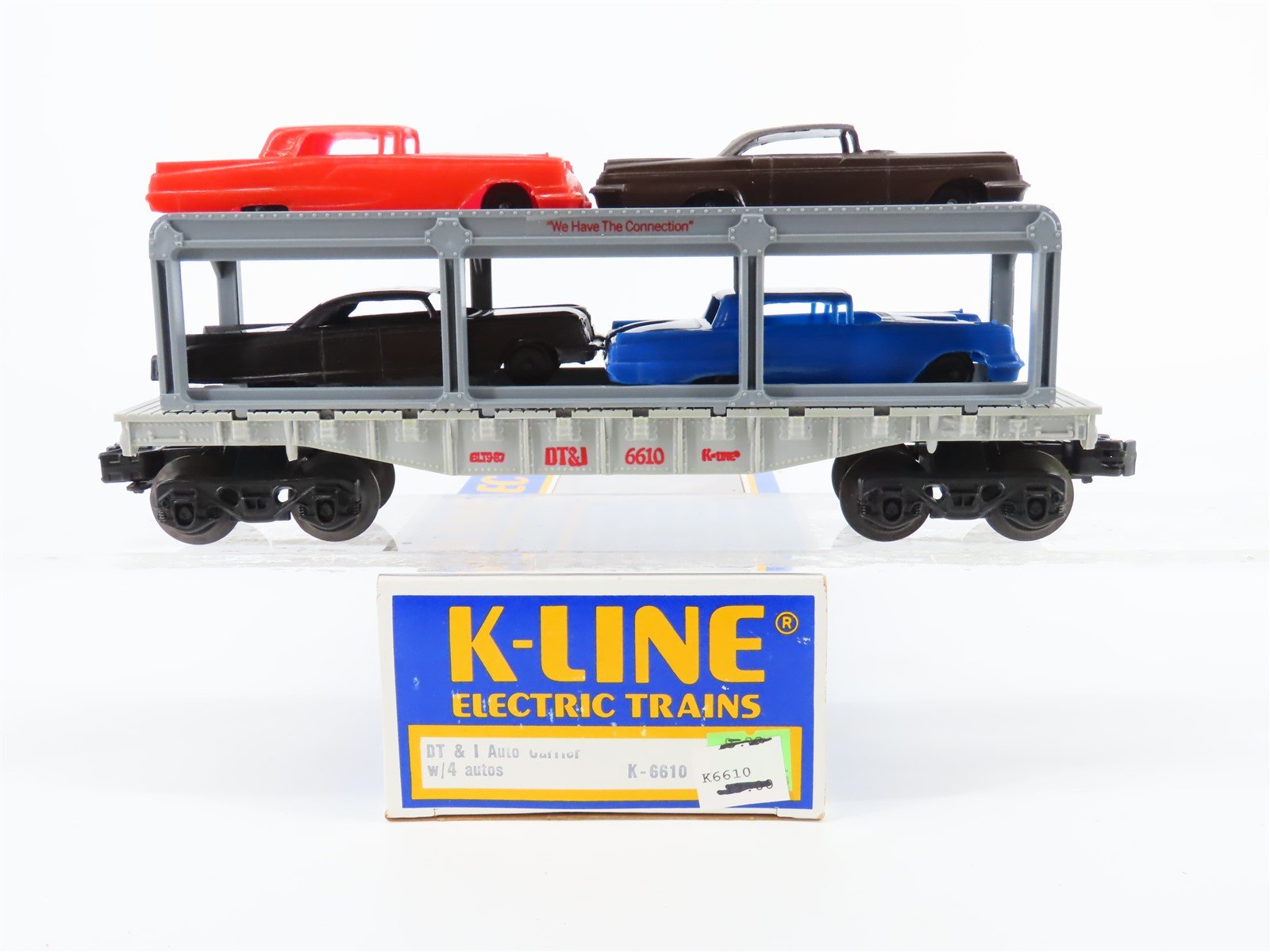 O Gauge 3-Rail K-Line K-6610 DT&I Detroit Toledo & Ironton Auto Carrier #6610