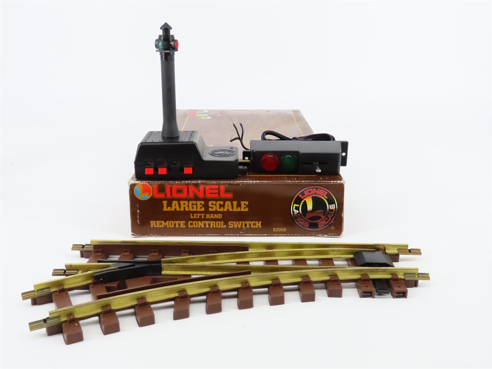 G Scale Lionel 82008 Large Scale Left Hand Remote Control Switch Track