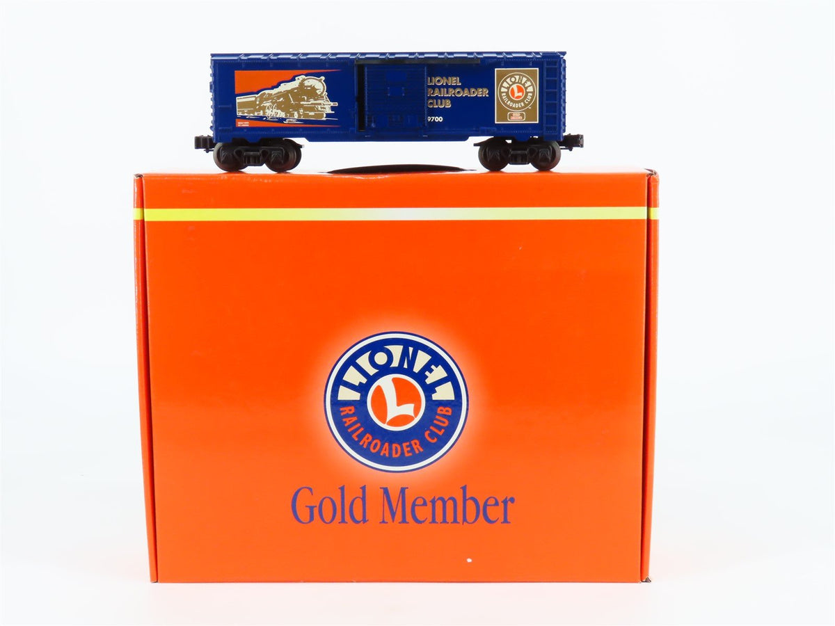 O Gauge 3-Rail Lionel 6-19978 Railroader Club 1999 Gold Member Box Car #9700