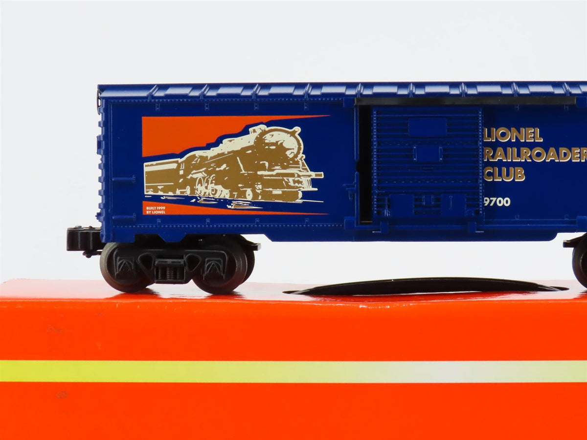 O Gauge 3-Rail Lionel 6-19978 Railroader Club 1999 Gold Member Box Car #9700