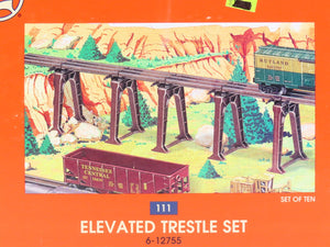 O Gauge Lionel 6-12755 #111 Elevated Trestle Set