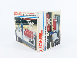 O 1/48 Scale Lionel 6-2128 Operating Switchman