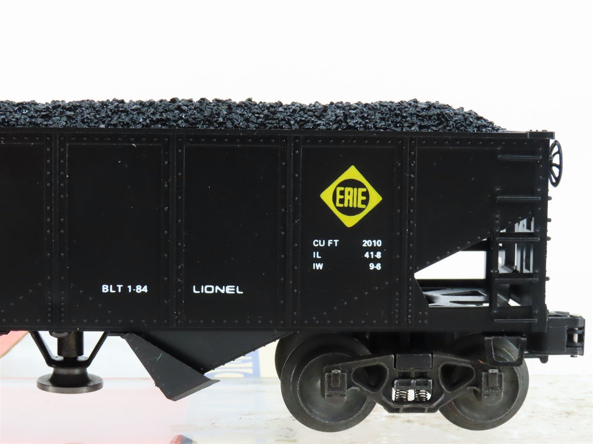 O Gauge 3-Rail Lionel 6-6117 ERIE Railroad 2-Bay Hopper #6117 w/ Load