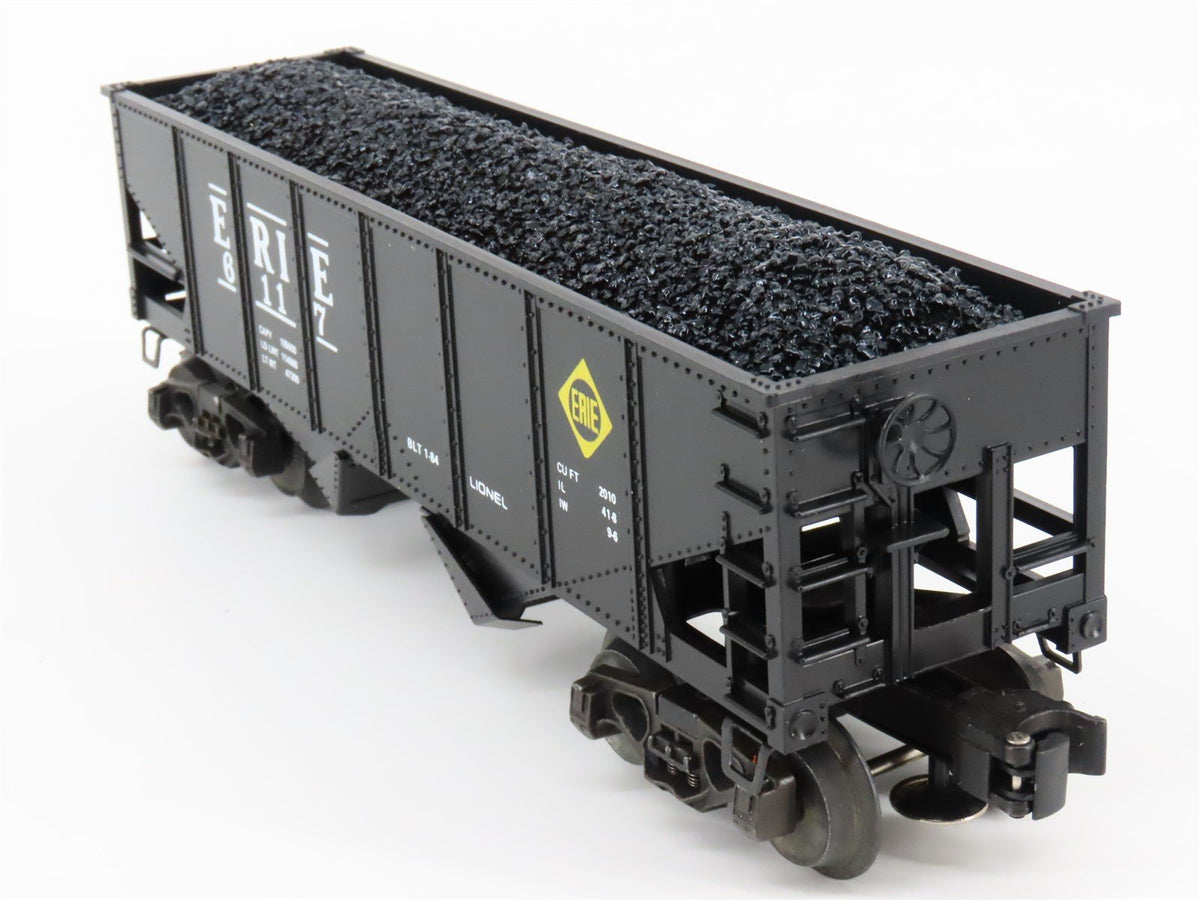 O Gauge 3-Rail Lionel 6-6117 ERIE Railroad 2-Bay Hopper #6117 w/ Load