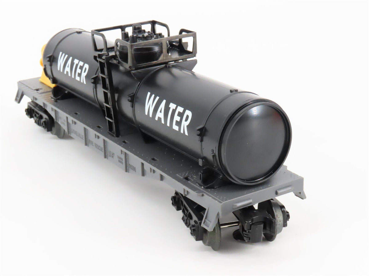 O Gauge 3-Rail Lionel 6-16390 Lionelville Fire Rescue Flat Car w/ Water Tank