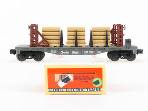 O Gauge 3-Rail Lionel 6-16903 CP Canadian Pacific Flat Car w/ Log Load