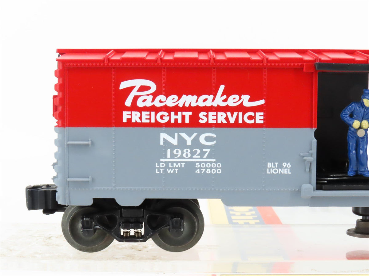 O Gauge 3-Rail Lionel 6-19827 NYC New York Central Pacemaker Operating Box Car