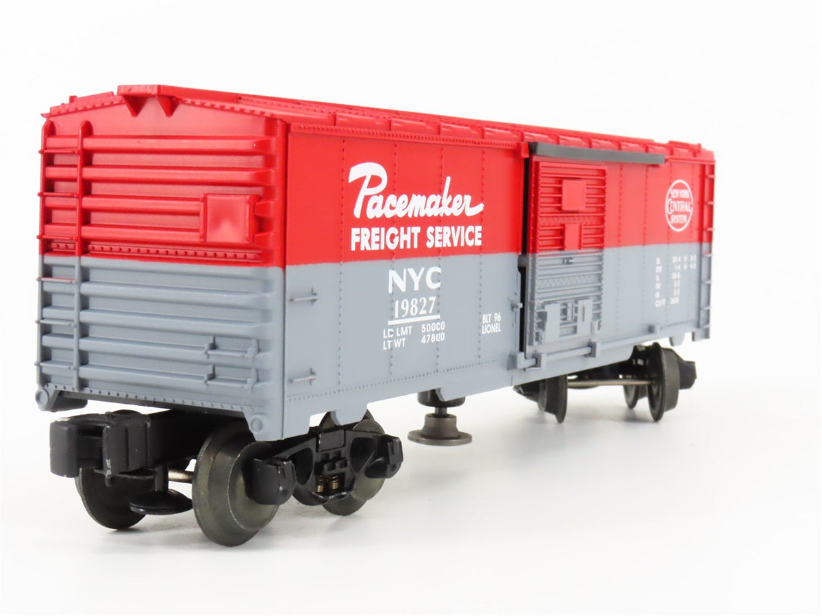 O Gauge 3-Rail Lionel 6-19827 NYC New York Central Pacemaker Operating Box Car