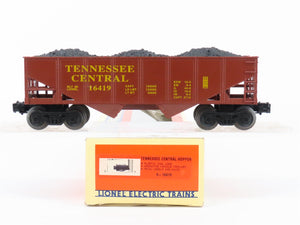 O Gauge 3-Rail Lionel 6-16419 TC Tennessee Central 2-Bay Hopper w/ Load