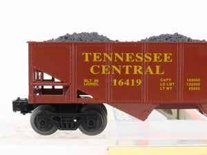 O Gauge 3-Rail Lionel 6-16419 TC Tennessee Central 2-Bay Hopper w/ Load