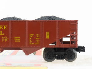 O Gauge 3-Rail Lionel 6-16419 TC Tennessee Central 2-Bay Hopper w/ Load