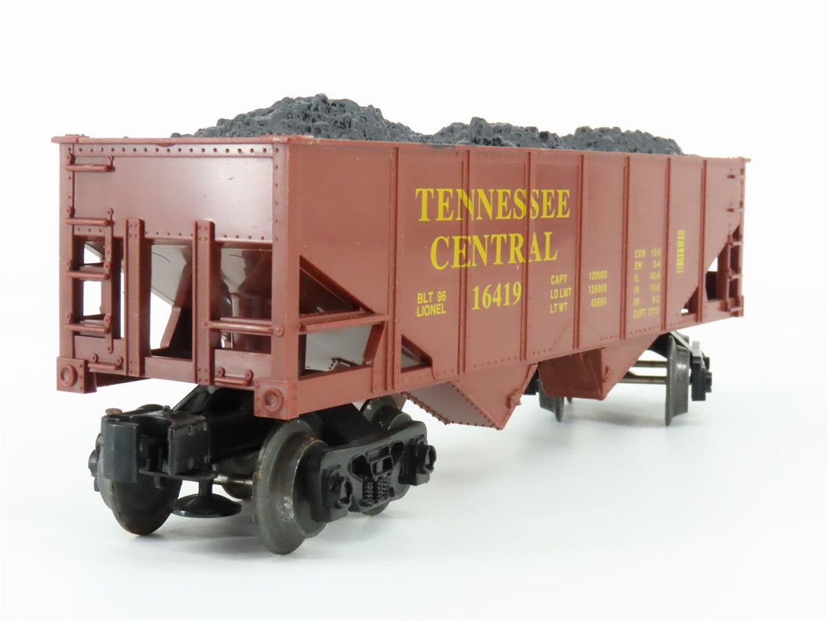 O Gauge 3-Rail Lionel 6-16419 TC Tennessee Central 2-Bay Hopper w/ Load