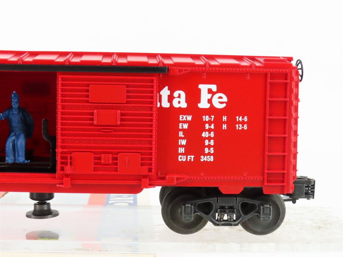 O Gauge 3-Rail Lionel 6-19805 ATSF Santa Fe Operating Box Car