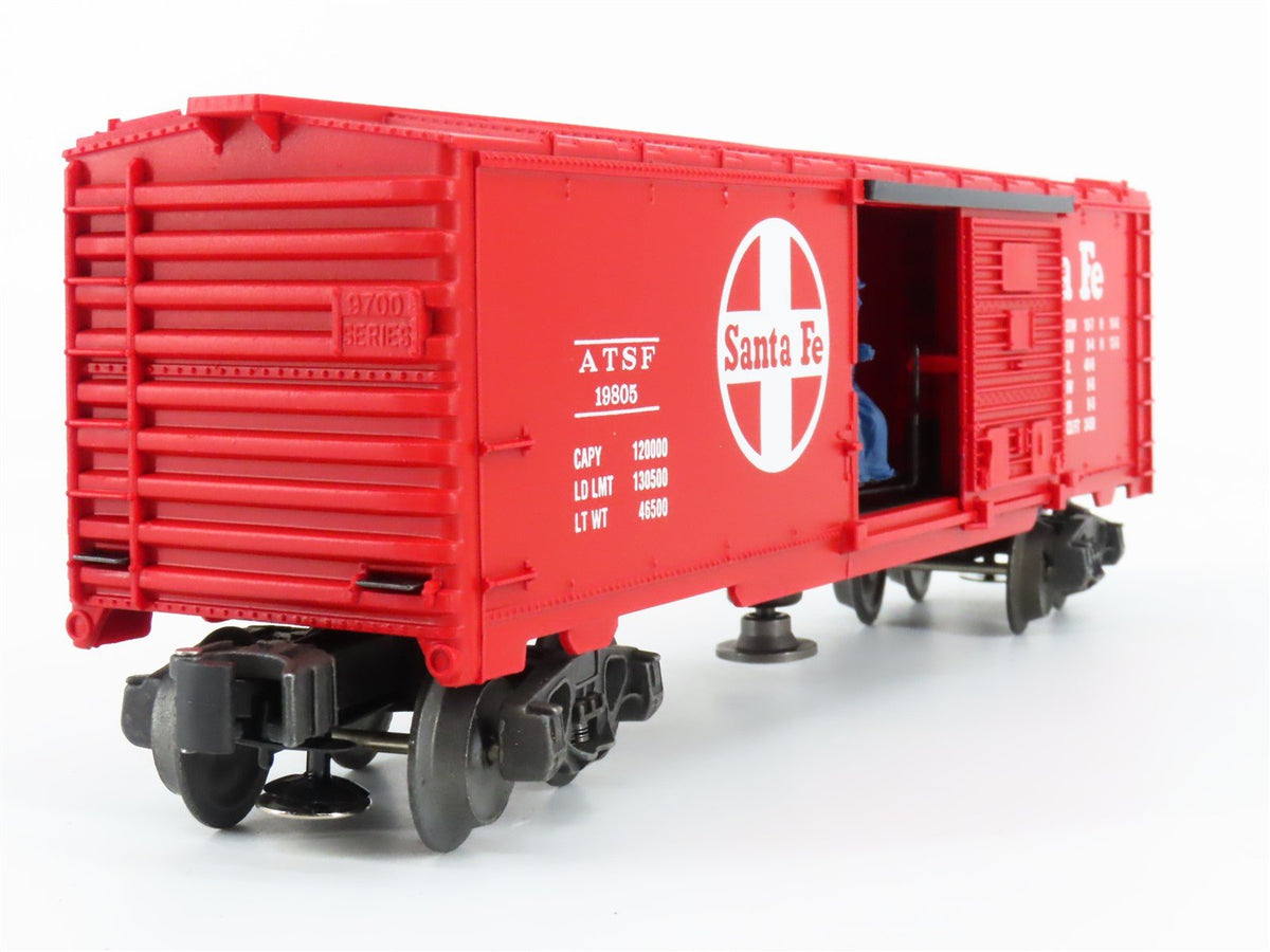 O Gauge 3-Rail Lionel 6-19805 ATSF Santa Fe Operating Box Car