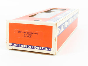 O Gauge 3-Rail Lionel 6-19805 ATSF Santa Fe Operating Box Car