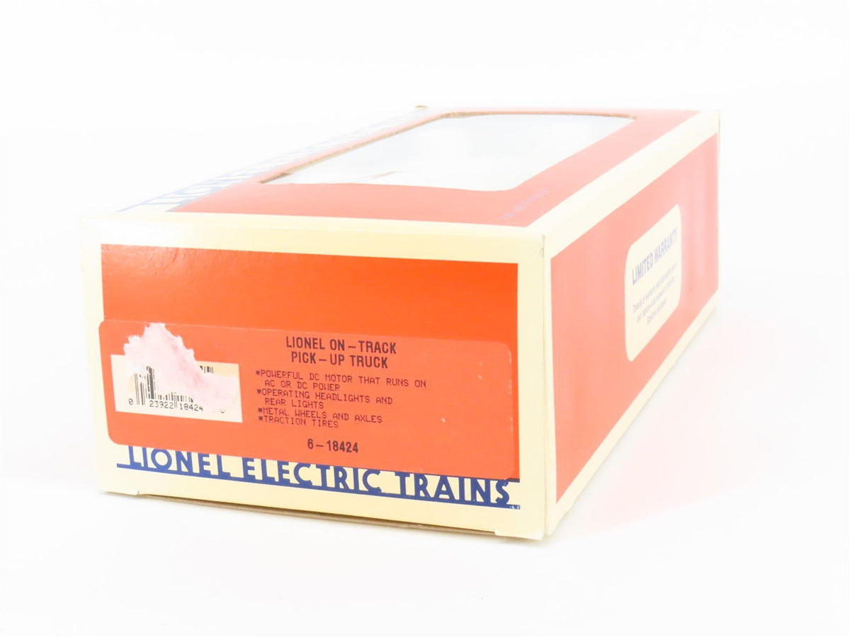 O Gauge 3-Rail Lionel 6-18424 On-Track Pick-Up Truck