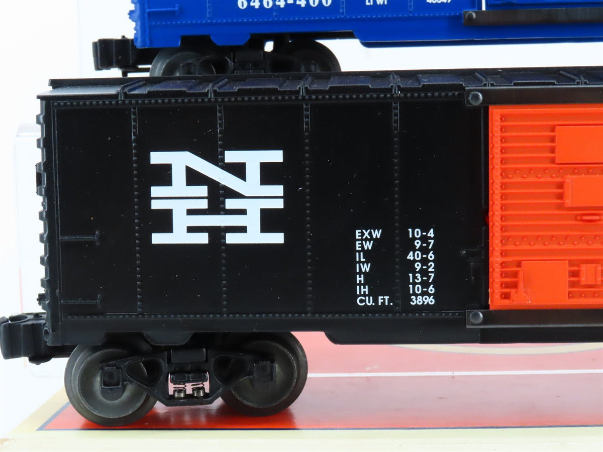 O Gauge 3-Rail Lionel 6-19292 NH, MKT, B&amp;O 6464 Boxcars 3-Pack - Series VI