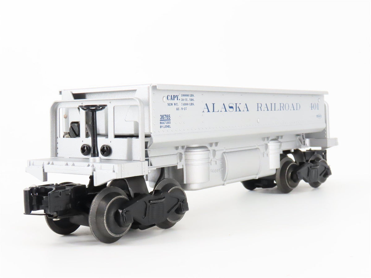 O Gauge 3-Rail Lionel 6-36765 ARR Alaska Operating Coal Dump Car #401 w/ Load