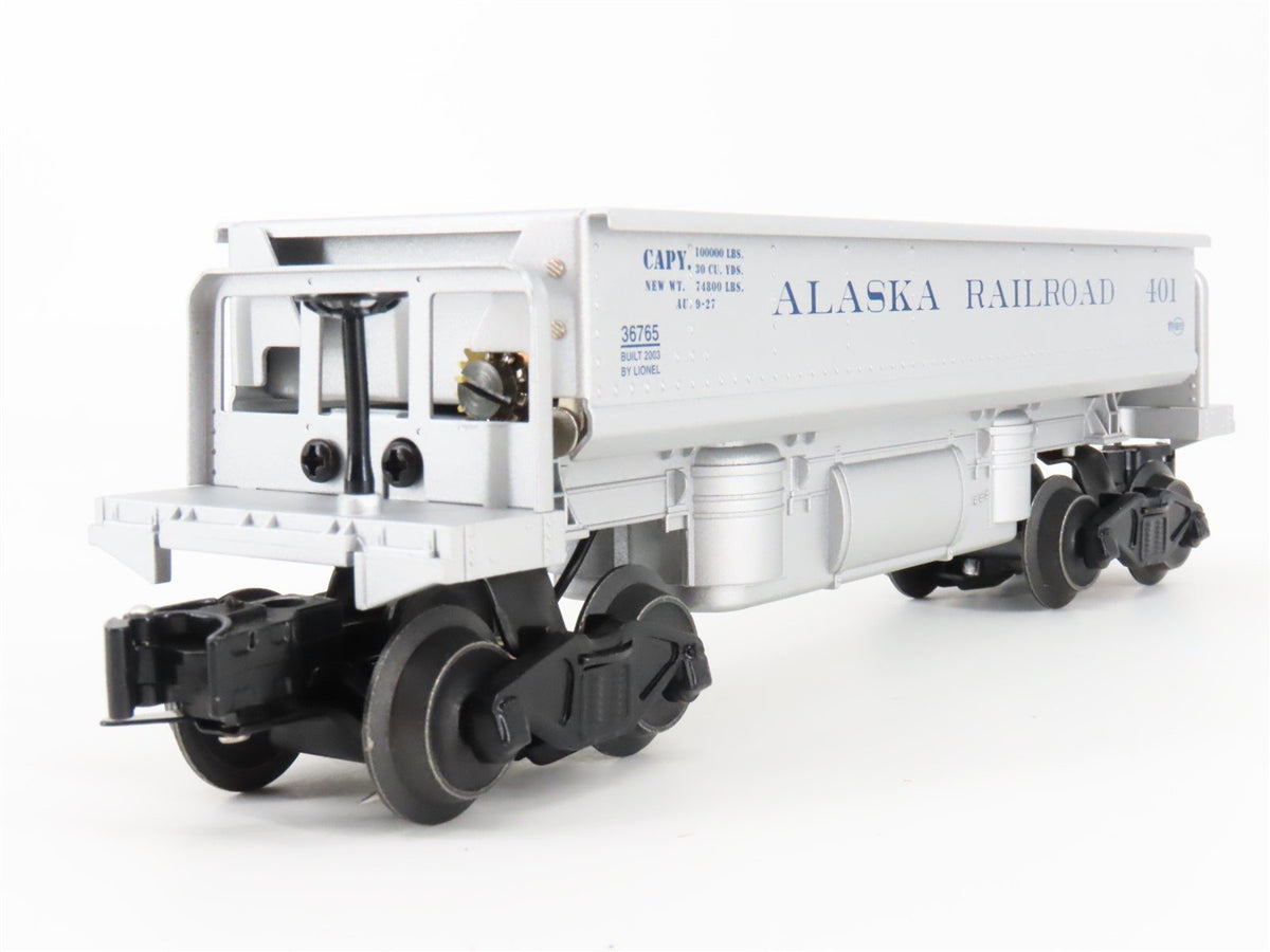 O Gauge 3-Rail Lionel 6-36765 ARR Alaska Operating Coal Dump Car #401 w/ Load