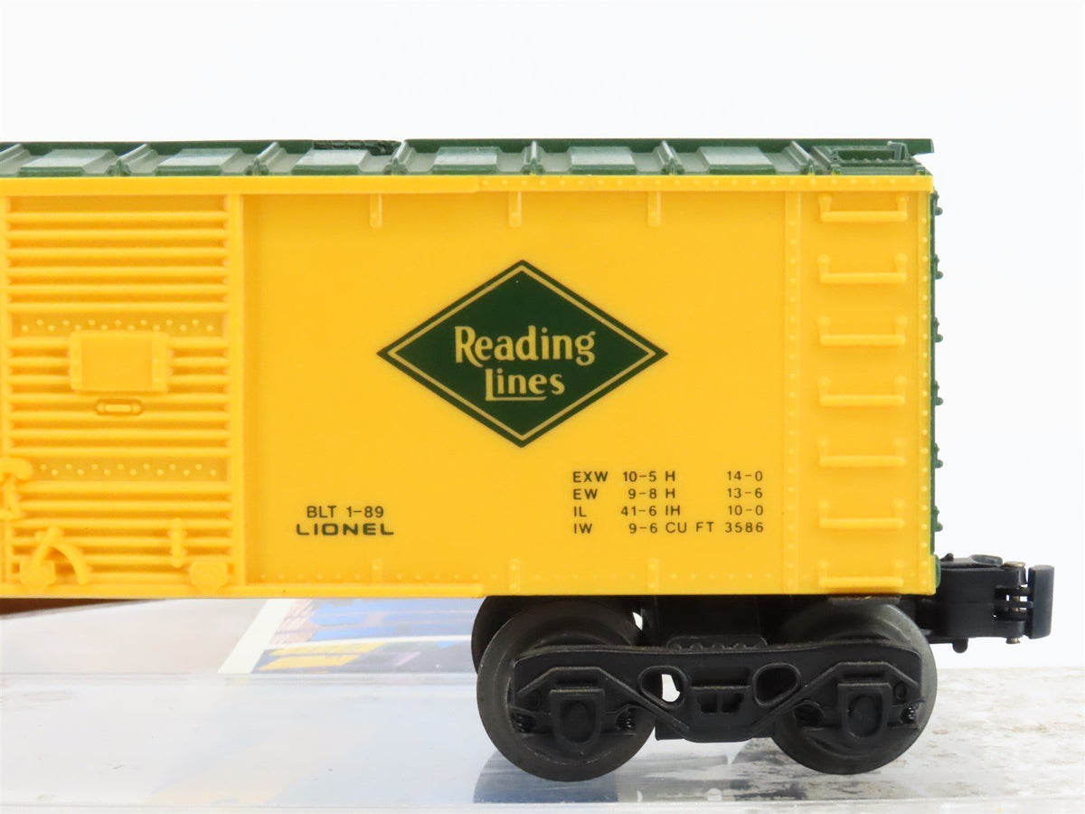 O27 Gauge 3-Rail Lionel 6-16614 RDG Reading Operating Cop &amp; Hobo Box Car