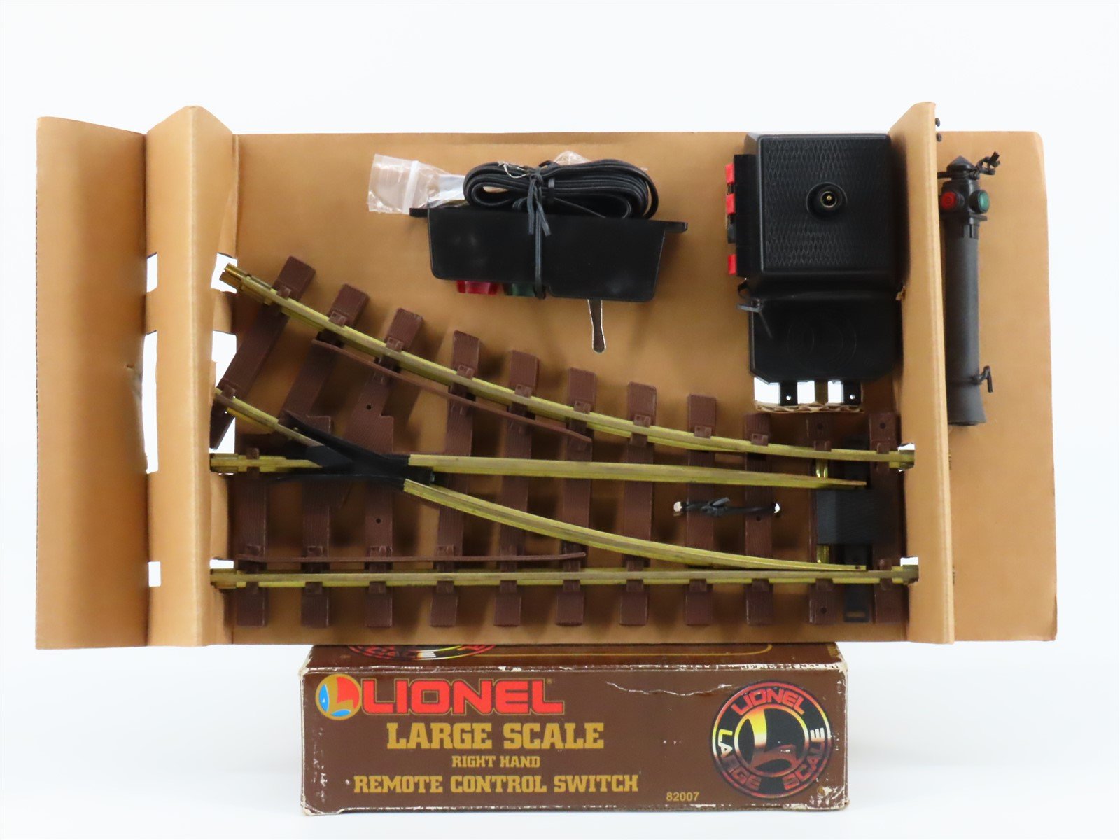 G Scale Lionel 82007 Right Hand Remote Switch Turnout Track