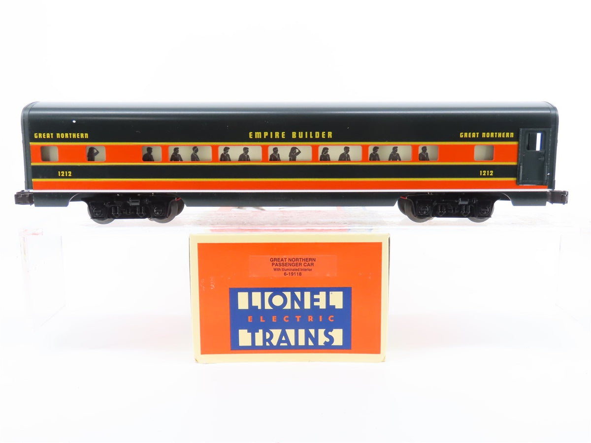 O Gauge 3-Rail Lionel #6-19118 GN Great Northern Empire Builder Passenger #1212