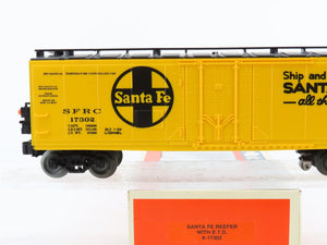 O Gauge 3-Rail Lionel #6-17302 SFRC Santa Fe Reefer #17302 w/ E.T.D.