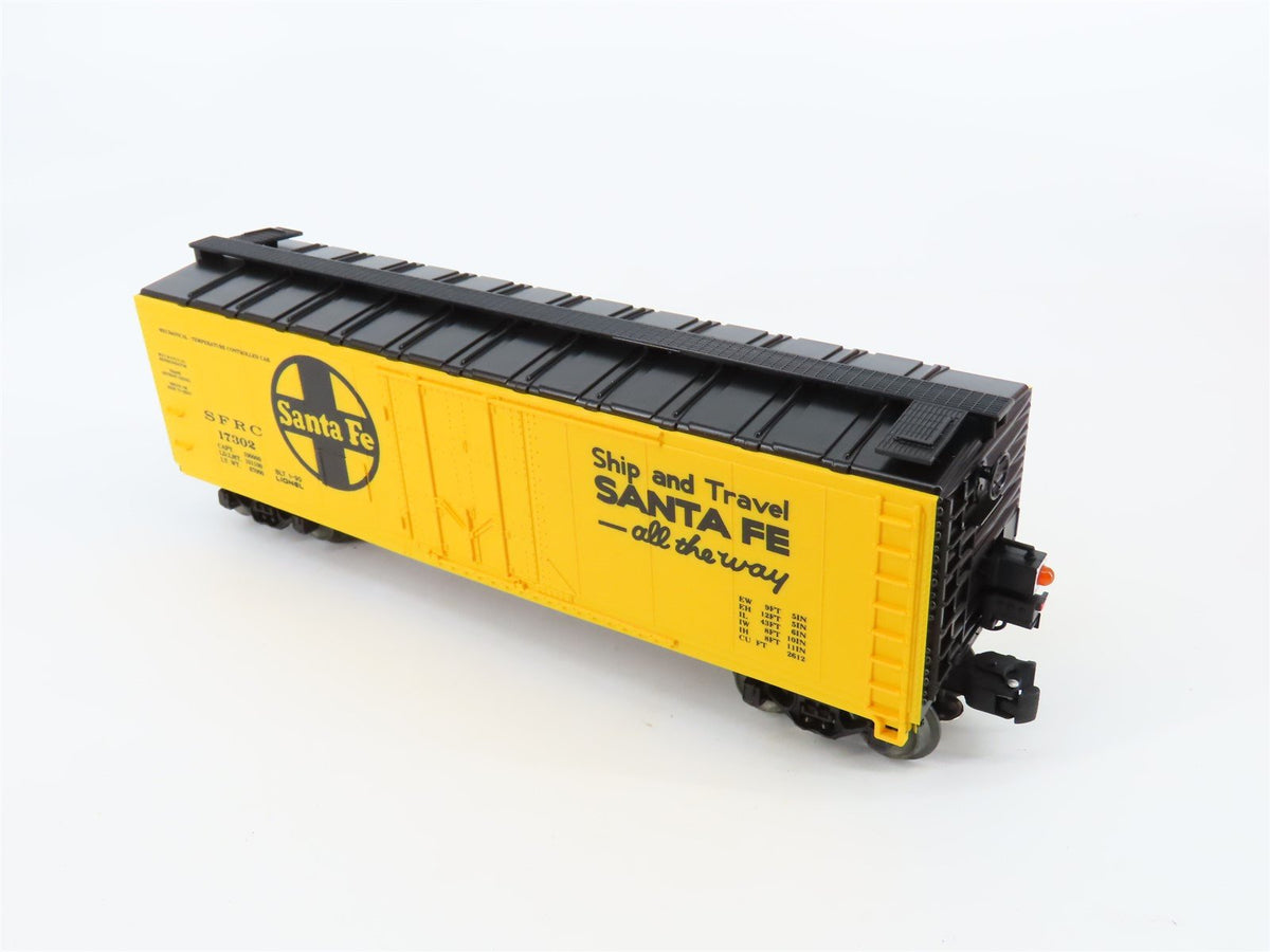 O Gauge 3-Rail Lionel #6-17302 SFRC Santa Fe Reefer #17302 w/ E.T.D.