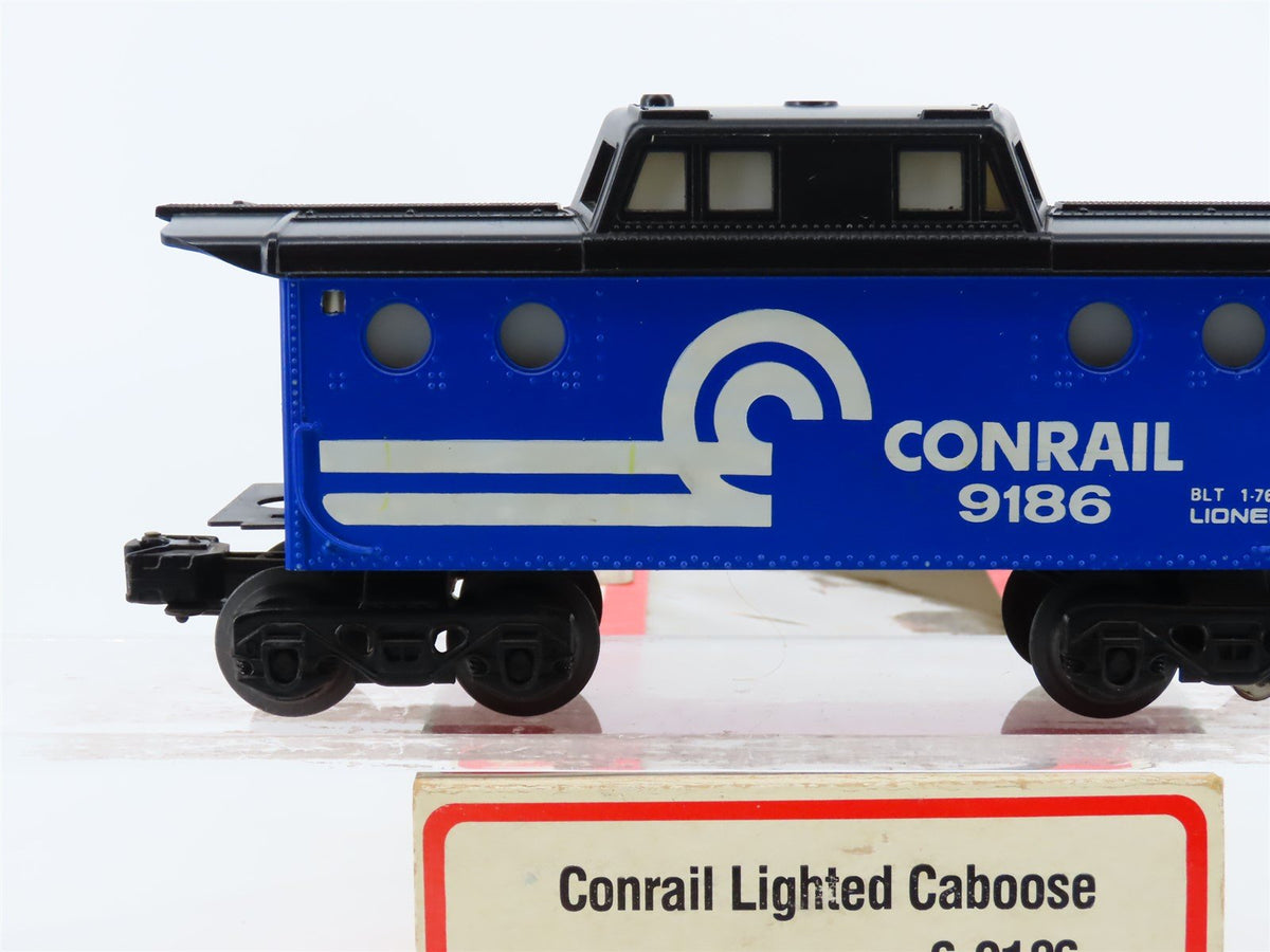 O Gauge 3-Rail Lionel #6-9186 CR Conrail Lighted Caboose #9186