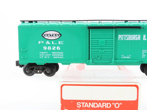 O Gauge 3-Rail Lionel #6-9826 NYC/P&LE Pittsburgh & Lake Erie Box Car #9826