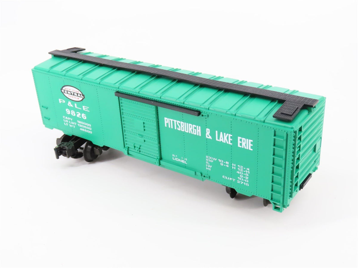 O Gauge 3-Rail Lionel #6-9826 NYC/P&amp;LE Pittsburgh &amp; Lake Erie Box Car #9826