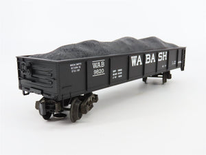 O Gauge 3-Rail Lionel #6-9820 WAB Wabash Gondola #9820 w/ Load