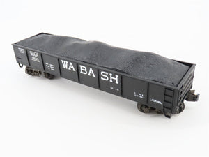 O Gauge 3-Rail Lionel #6-9820 WAB Wabash Gondola #9820 w/ Load