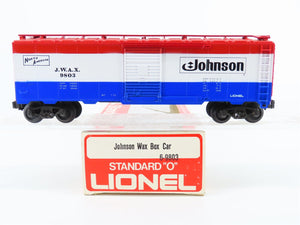 O Gauge 3-Rail Lionel #6-9803 JWAX Johnson Wax Box Car #9803