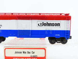 O Gauge 3-Rail Lionel #6-9803 JWAX Johnson Wax Box Car #9803