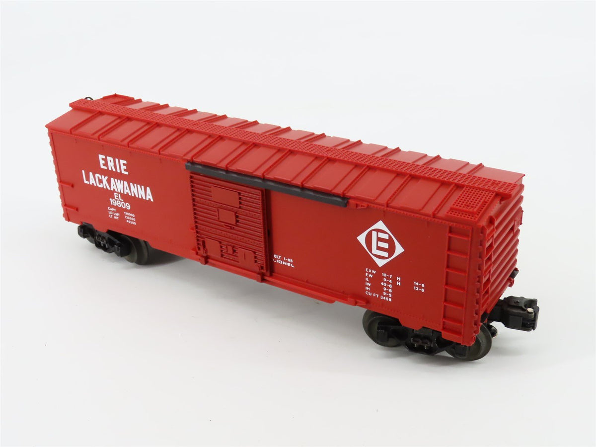 O Gauge 3-Rail Lionel 6-19809 EL Erie Lackawanna Operating Box Car #19809