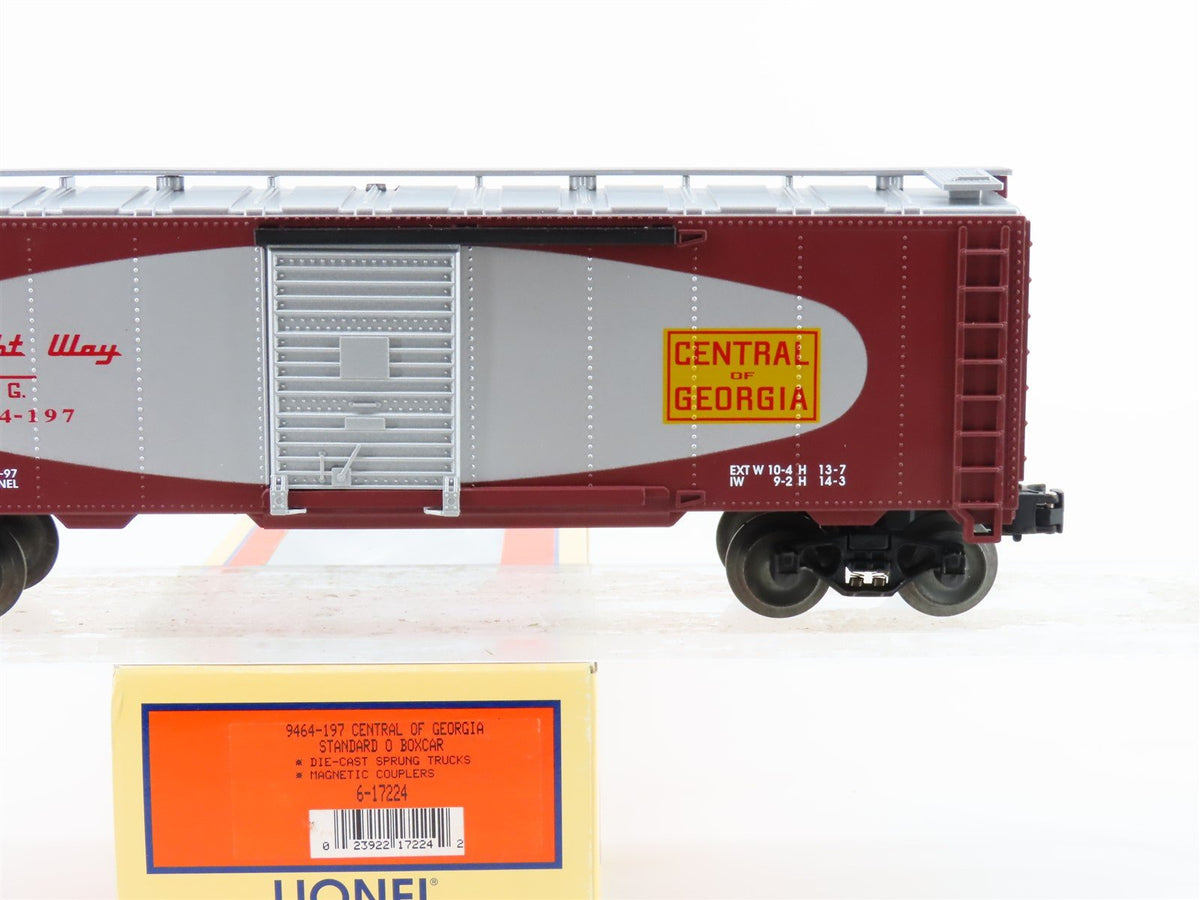 O Gauge 3-Rail Lionel 6-17224 CG Central of Georgia Single Door Box Car 9464-197