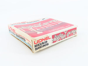 O 1/48 Scale Lionel 6-2180 Set of 14 Railroad Signs