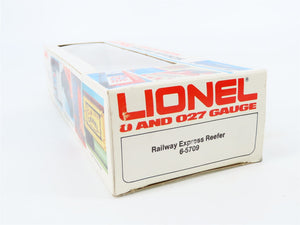 O/O27 Gauge 3-Rail Lionel #6-5709 REX Railway Express Agency Reefer #5709