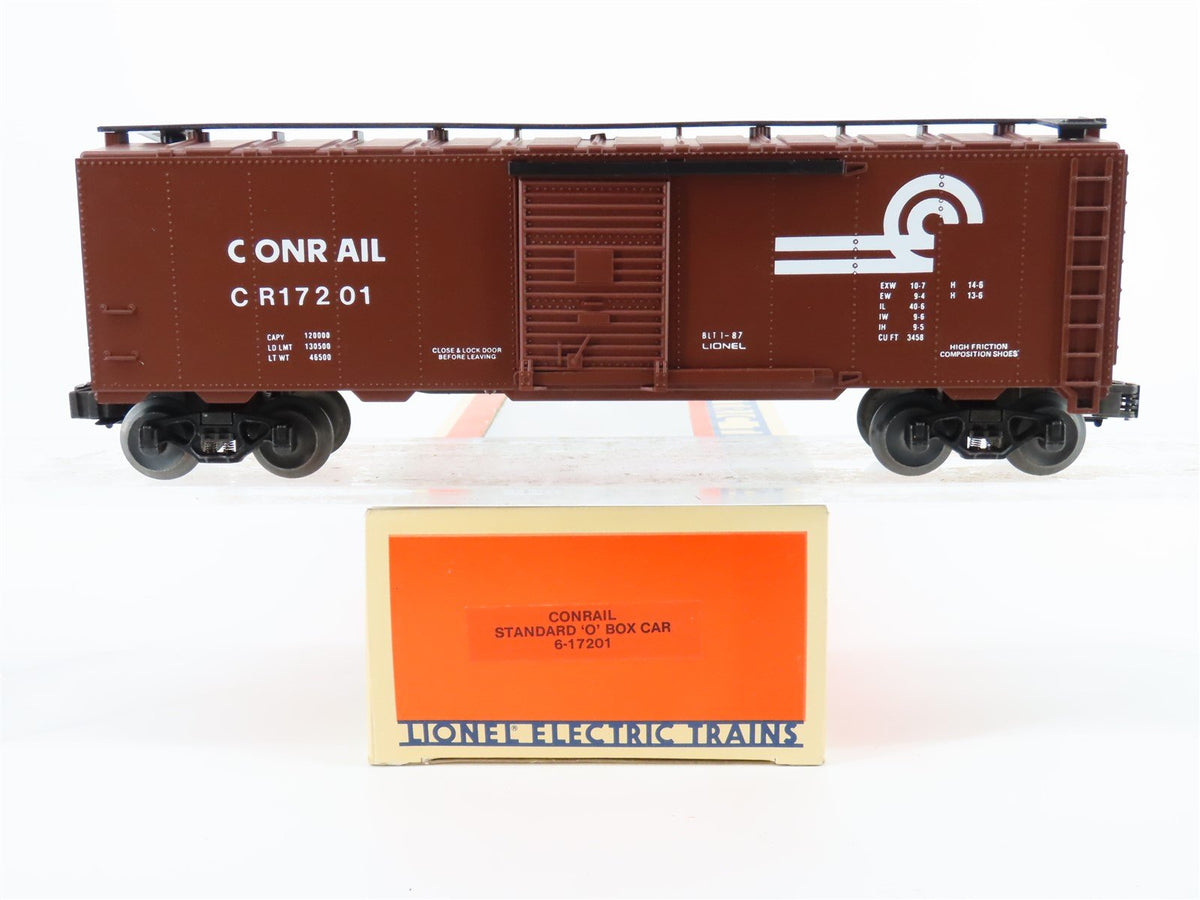 O Gauge 3-Rail Lionel #6-17201 CR Conrail Single Door Box Car #17201