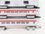 O Gauge 3-Rail Williams LL-1012 ATSF Santa Fe Luxury Liner Passenger 4-Car Set