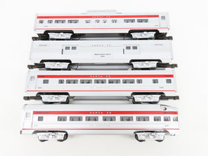 O Gauge 3-Rail Williams LL-1012 ATSF Santa Fe Luxury Liner Passenger 4-Car Set