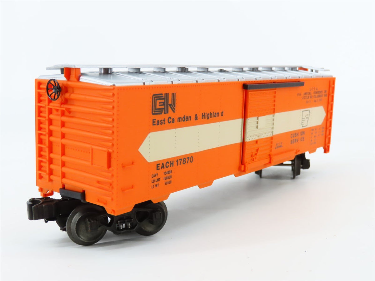 O Gauge 3-Rail Lionel #6-17870 EACH East Camden &amp; Highland LCCA Box Car