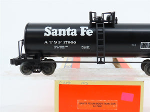 O Gauge 3-Rail Lionel 6-17900 ATSF Santa Fe Uni-Body Tank Car #17900