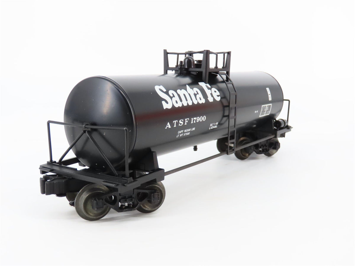 O Gauge 3-Rail Lionel 6-17900 ATSF Santa Fe Uni-Body Tank Car #17900