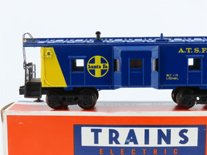 O Gauge 3-Rail Lionel #9317 ATSF Santa Fe Illuminated Bay Window Caboose