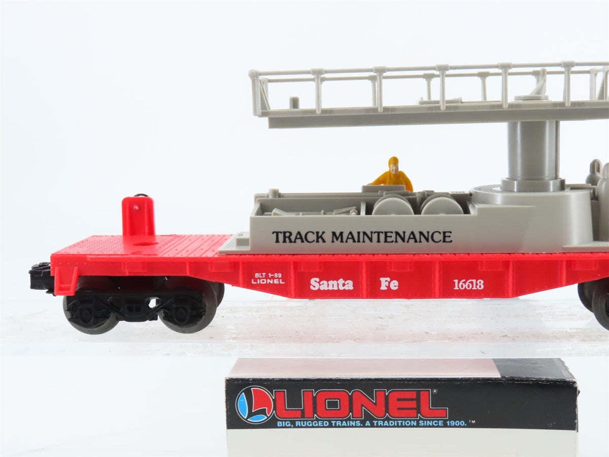 O Gauge 3-Rail Lionel 6-16618 ATSF Santa Fe Track Maintenance Car #16618