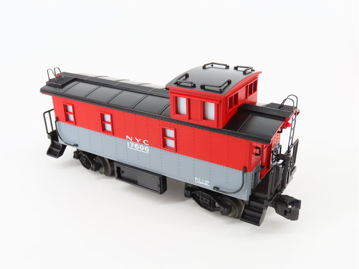 O Gauge 3-Rail Lionel #6-17606 NYC New York Central Caboose w/ Lights &amp; Smoke