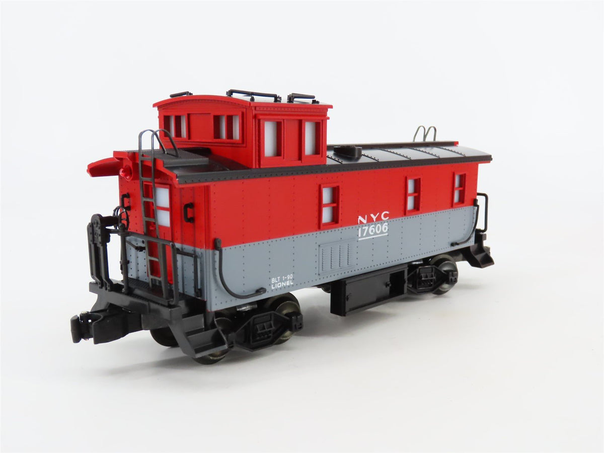 O Gauge 3-Rail Lionel #6-17606 NYC New York Central Caboose w/ Lights &amp; Smoke