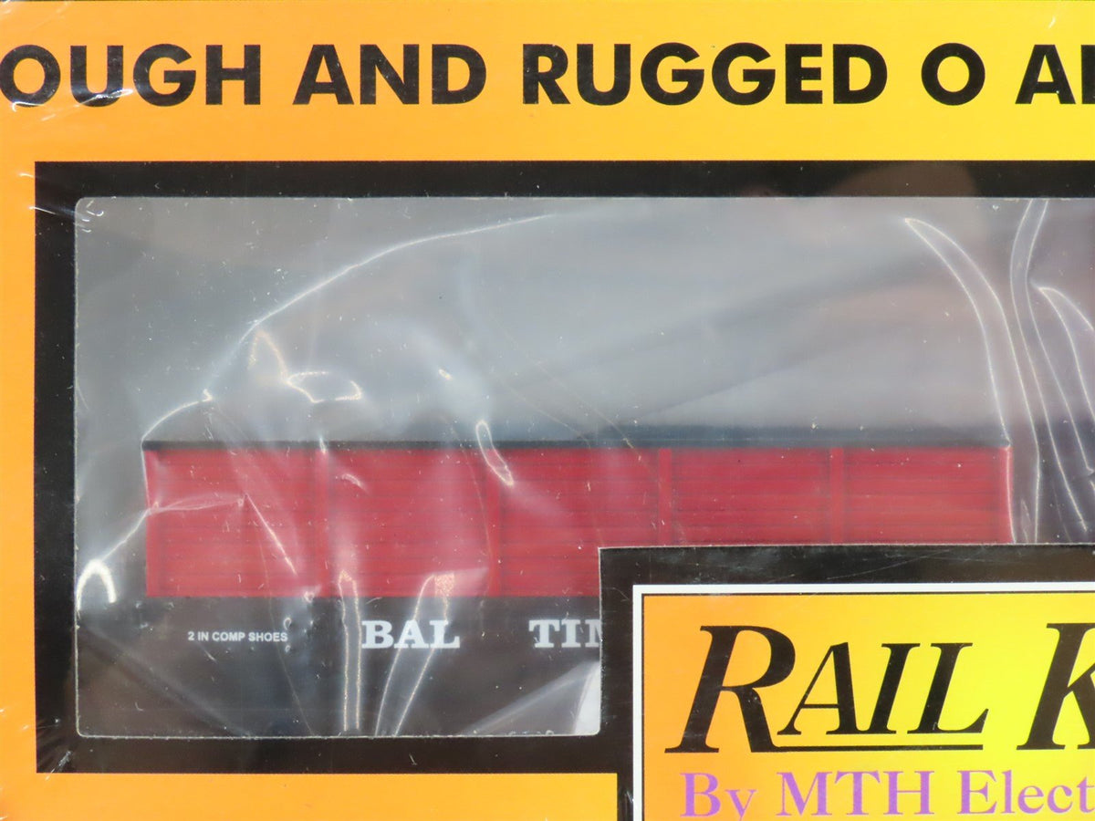 O Gauge 3-Rail MTH Rail King 30-79061 B&amp;O Baltimore &amp; Ohio Crane Tender - SEALED